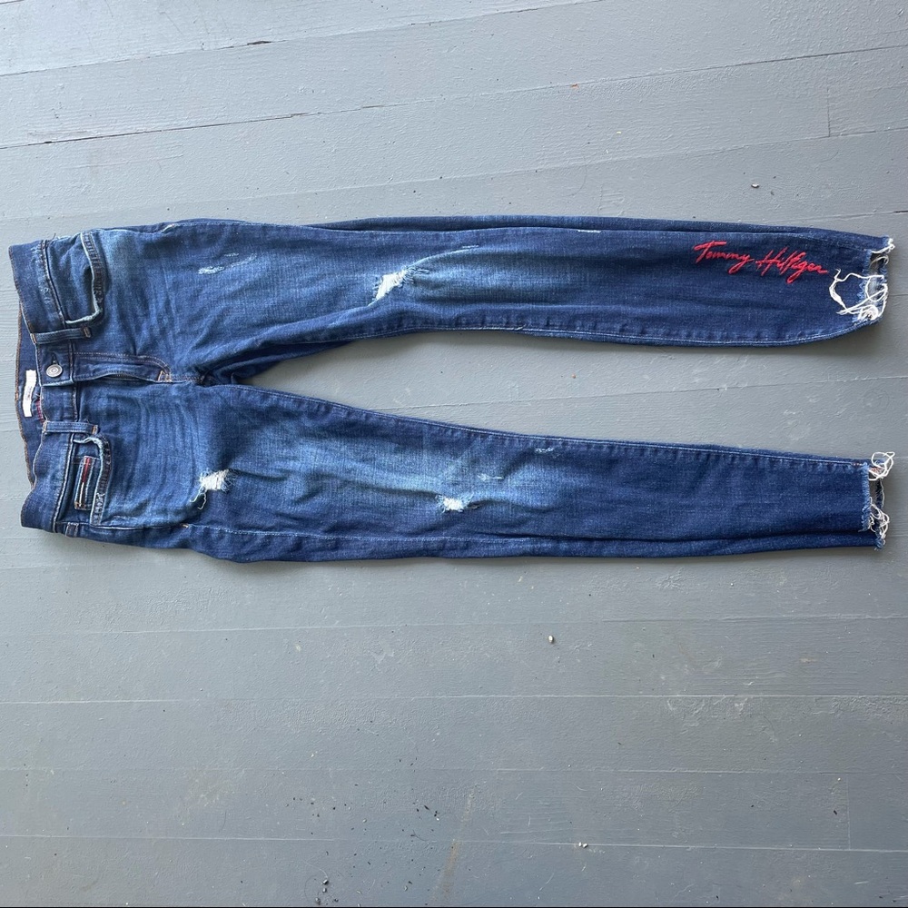 Tommy Hilfiger Jeans with embroidered logo size 0